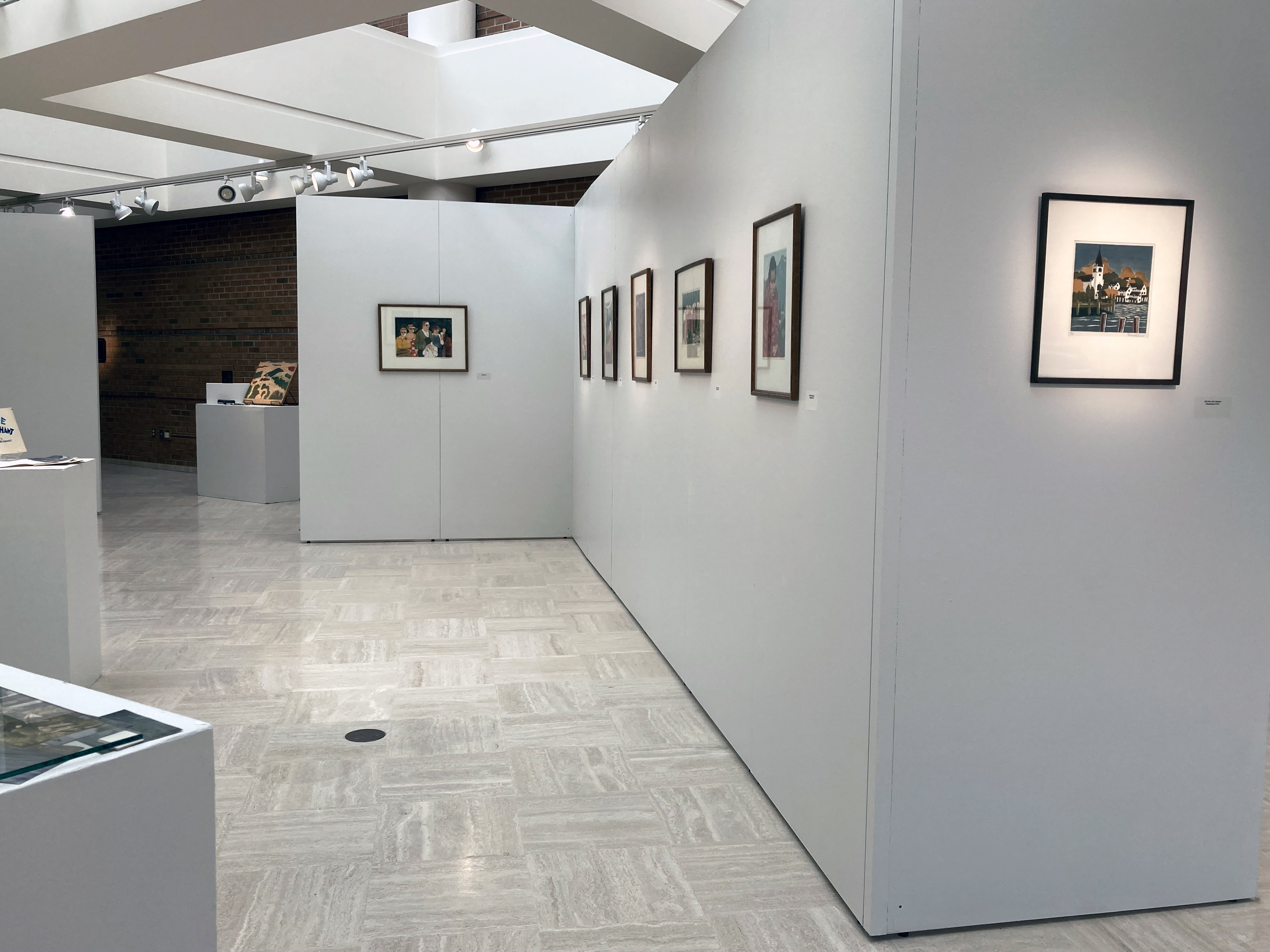 looking north from the south corner main wall